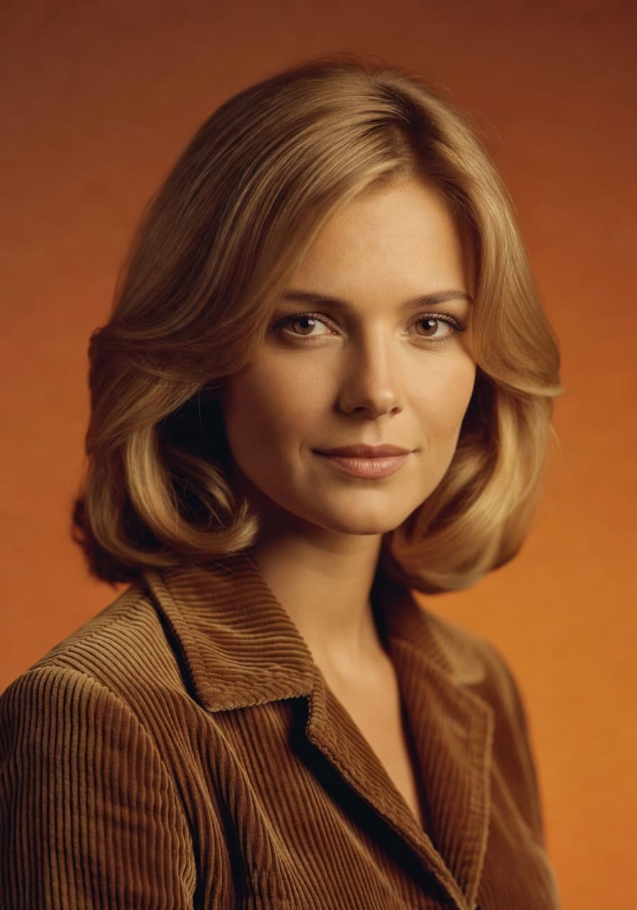 Retro film-style AI headshot generated with SelfAI